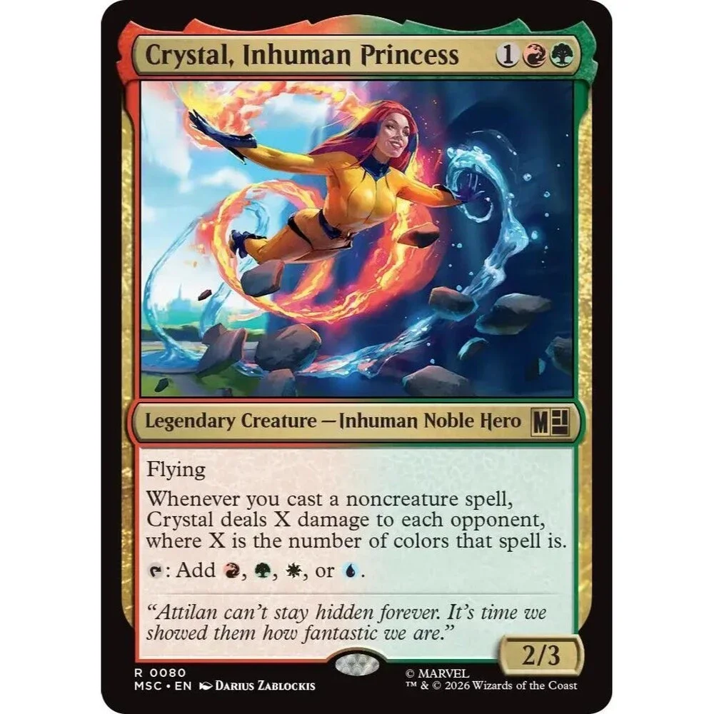 Crystal, Inhuman Princess | MSC | 80 | NM/Rare | 031-MSC-R